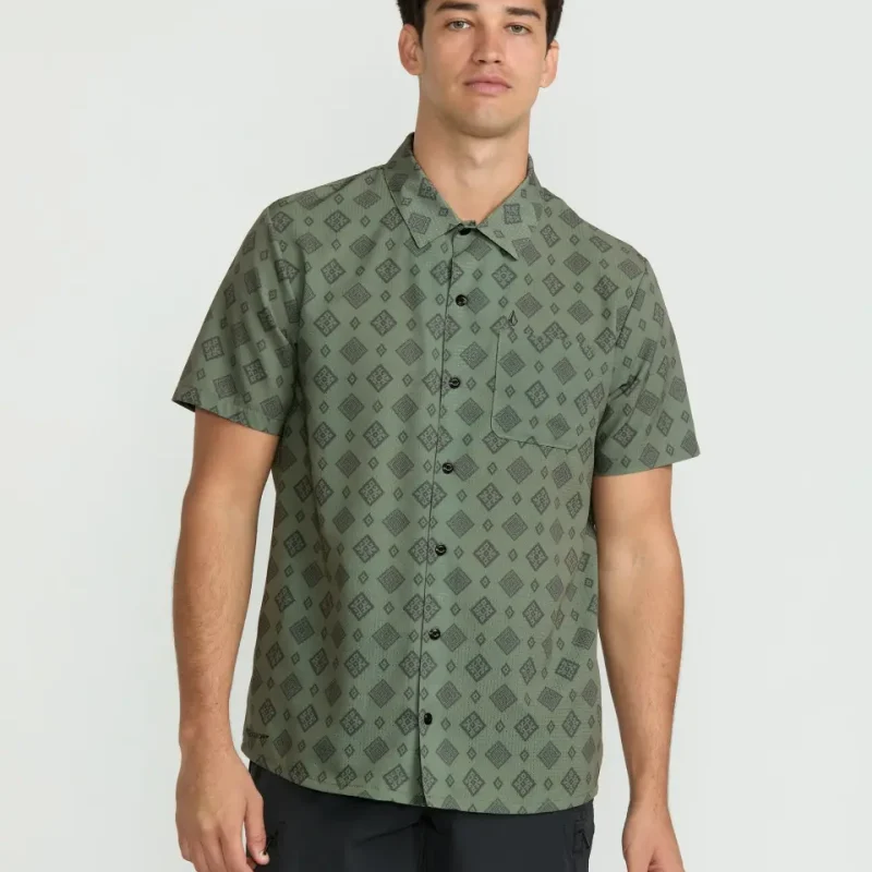 Ridgestone Men's Casual Short Sleeve Shirt